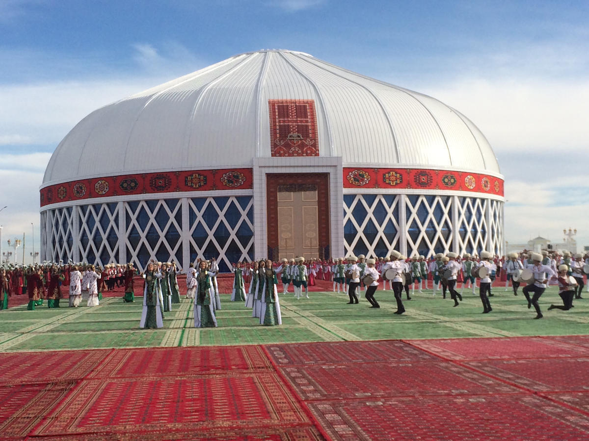 151127 worlds largest yurt Mary Turkmenistan