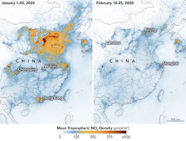 20200302103802smogchinywirus NASA Earth Observatory