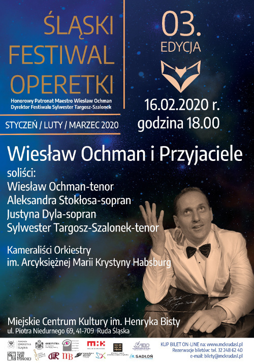 3 Slaski Festiwal Operetki plakat 500