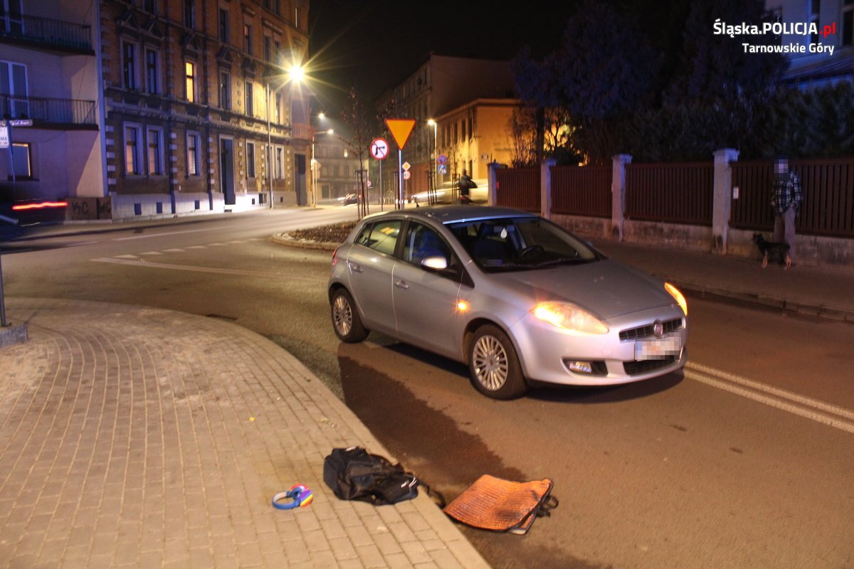 potrącenie pieszej w Tarnowskich Górach