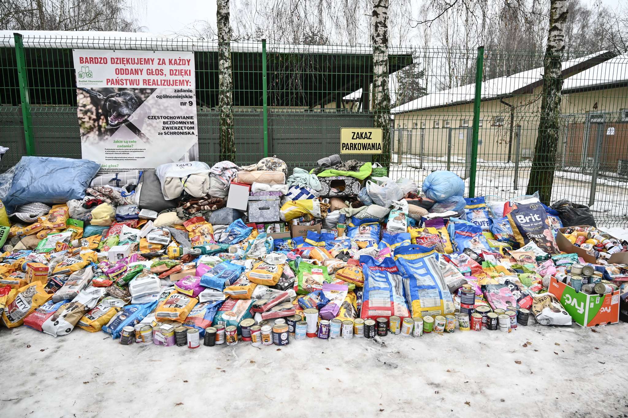 zbiórka dla częstochowskiego schroniska