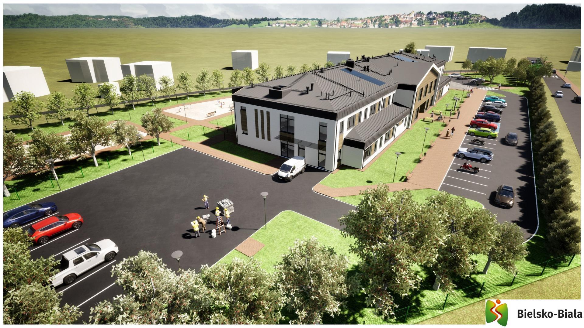 Bielsko Biala Przedszkole Widok 08 logo 3000x1688