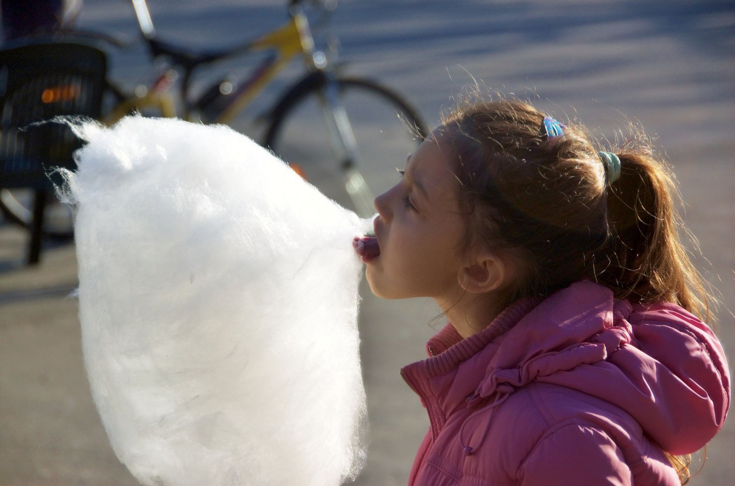 Cotton candy girl
