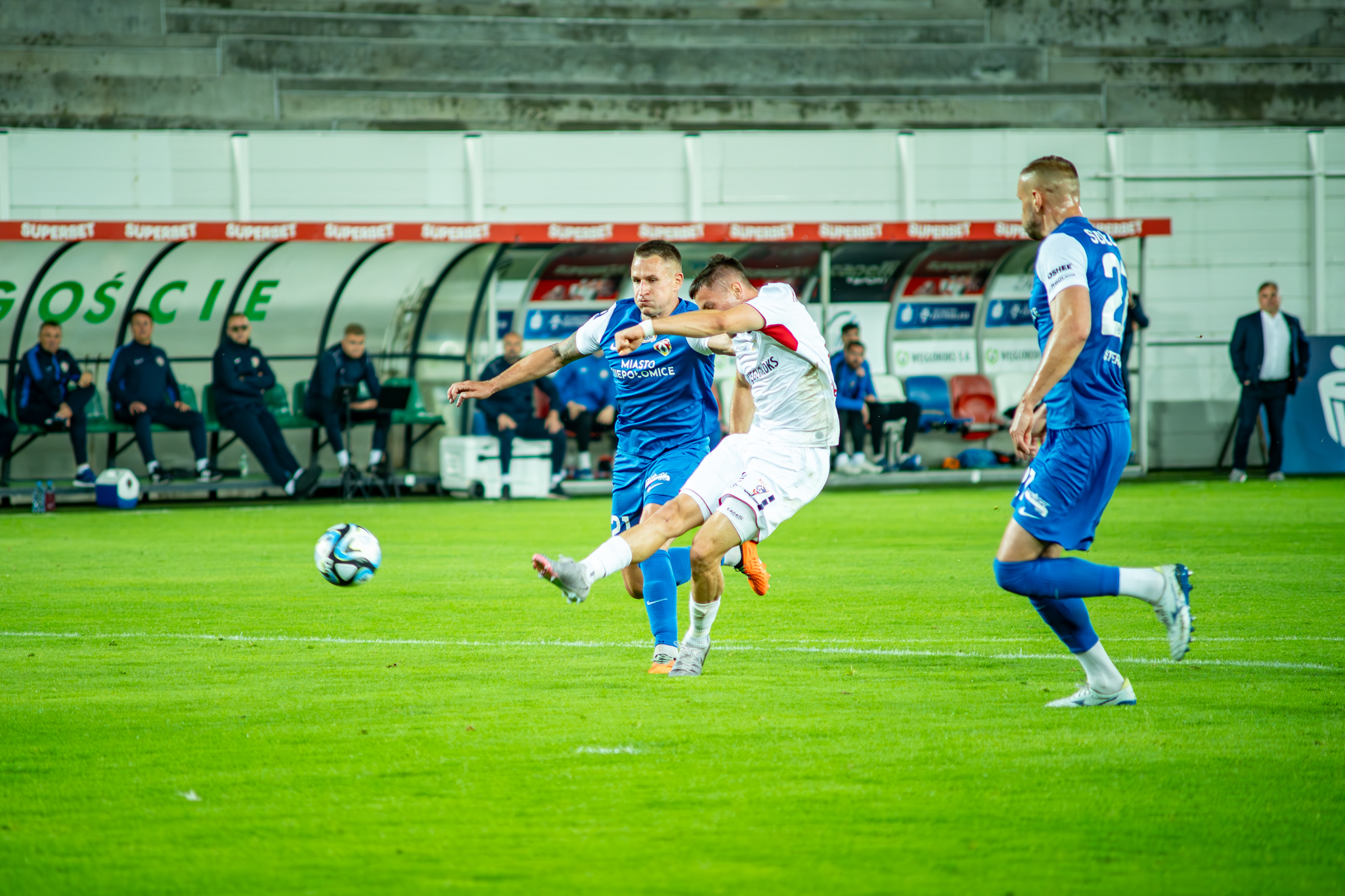 Adrian Kapralik dał Górnikowi prowadzenie w 36 minucie