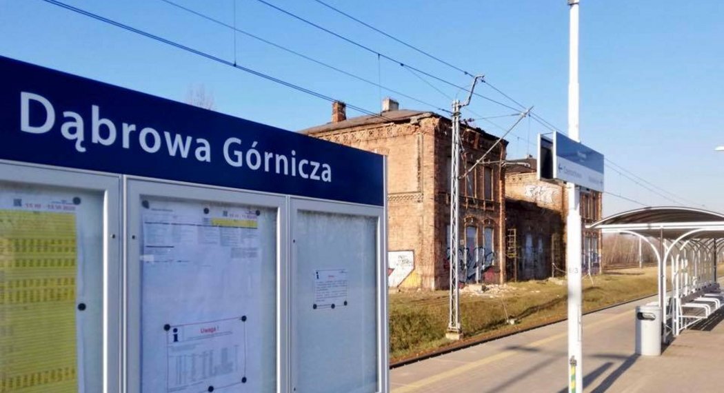 Dworzec PKP W Dabrowie Gorniczej
