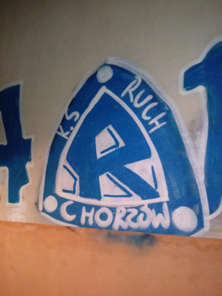 Graf kibicow Ruchu w Rudzie Slaskiej