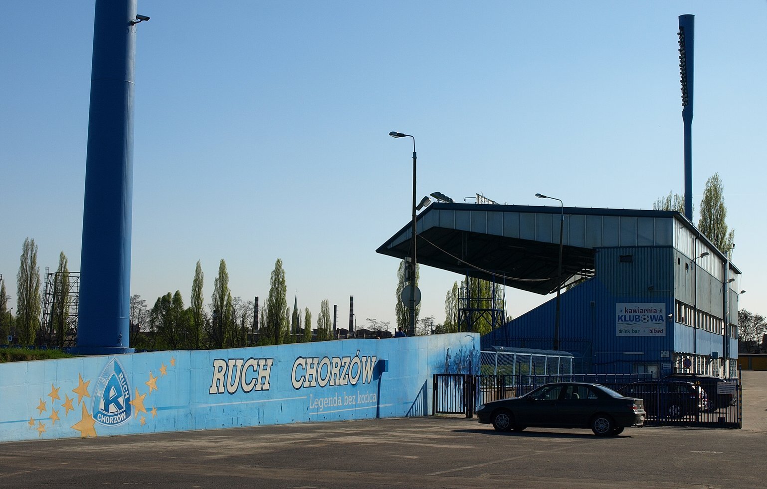 Graffiti na stadionie
