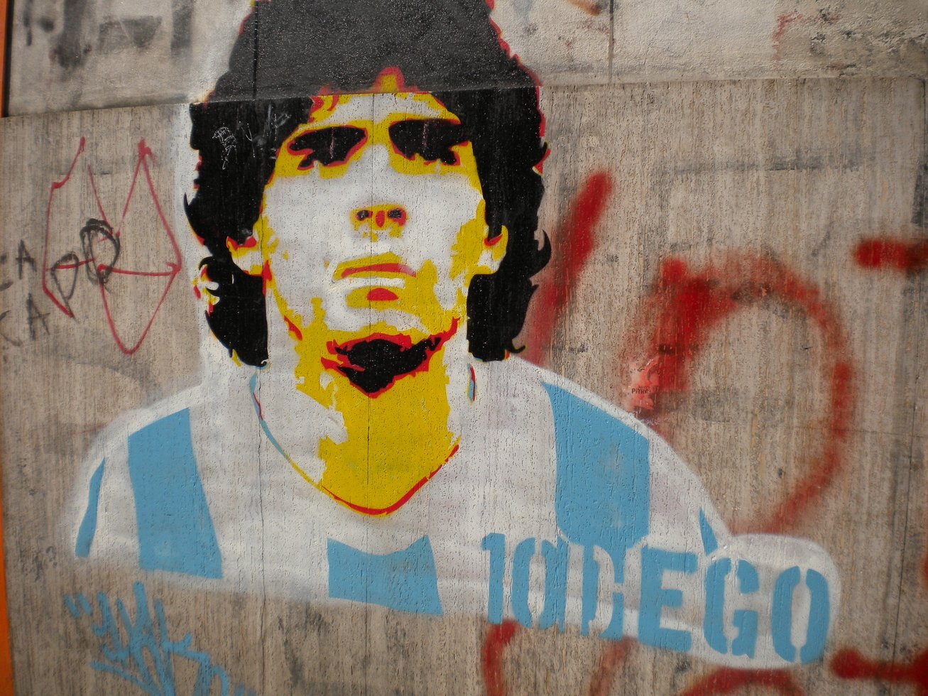 Grafiti Diego Maradona