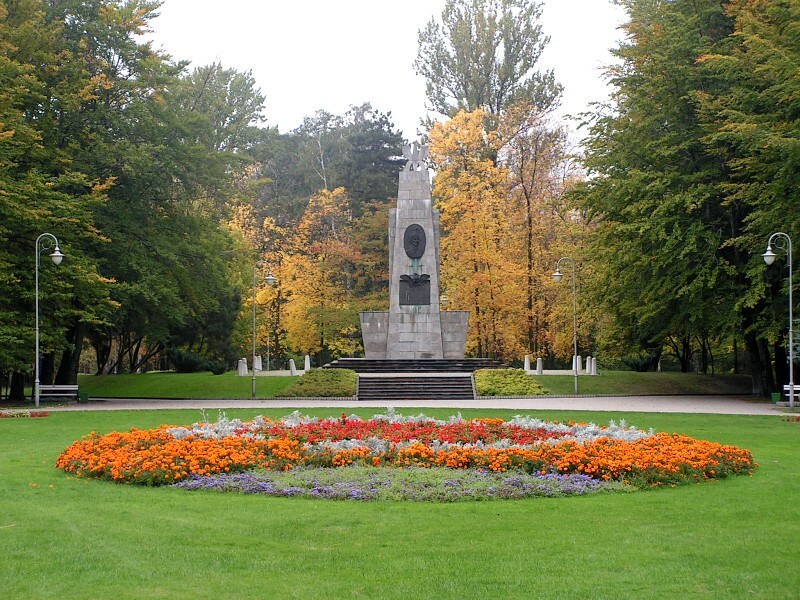 Katowice Park Kosciuszki pomnik