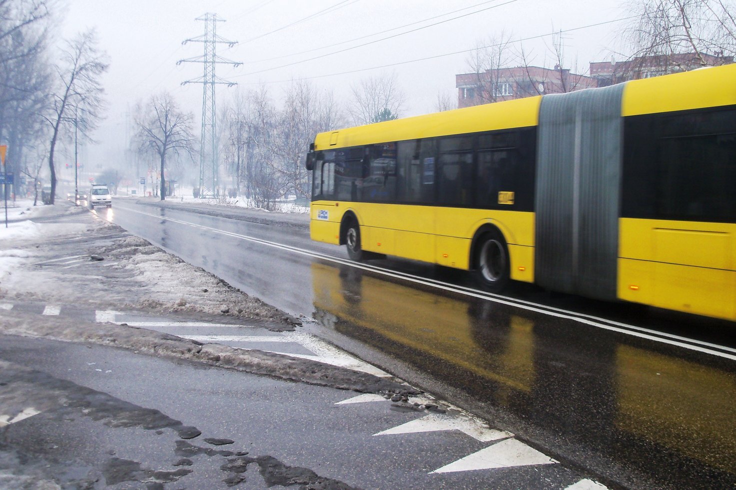 Katowice Witosa Street in December 2010