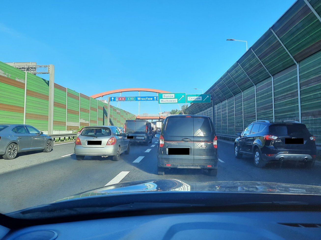 Korek na A4 Katowice 1