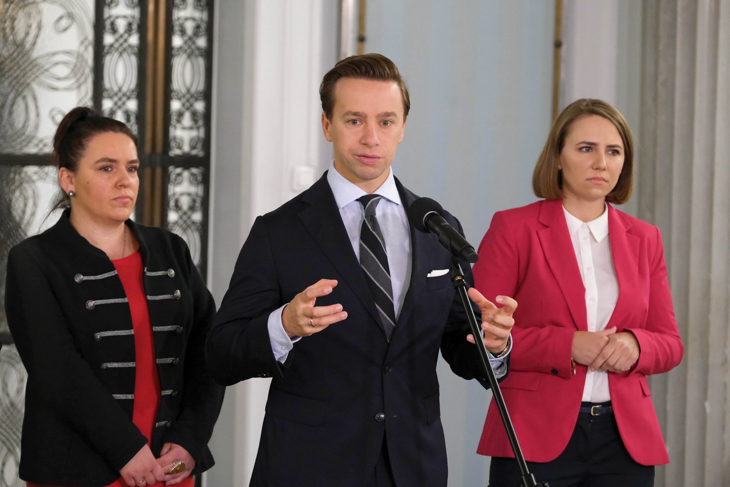 Krzysztof Bosak Konferencja prasowa