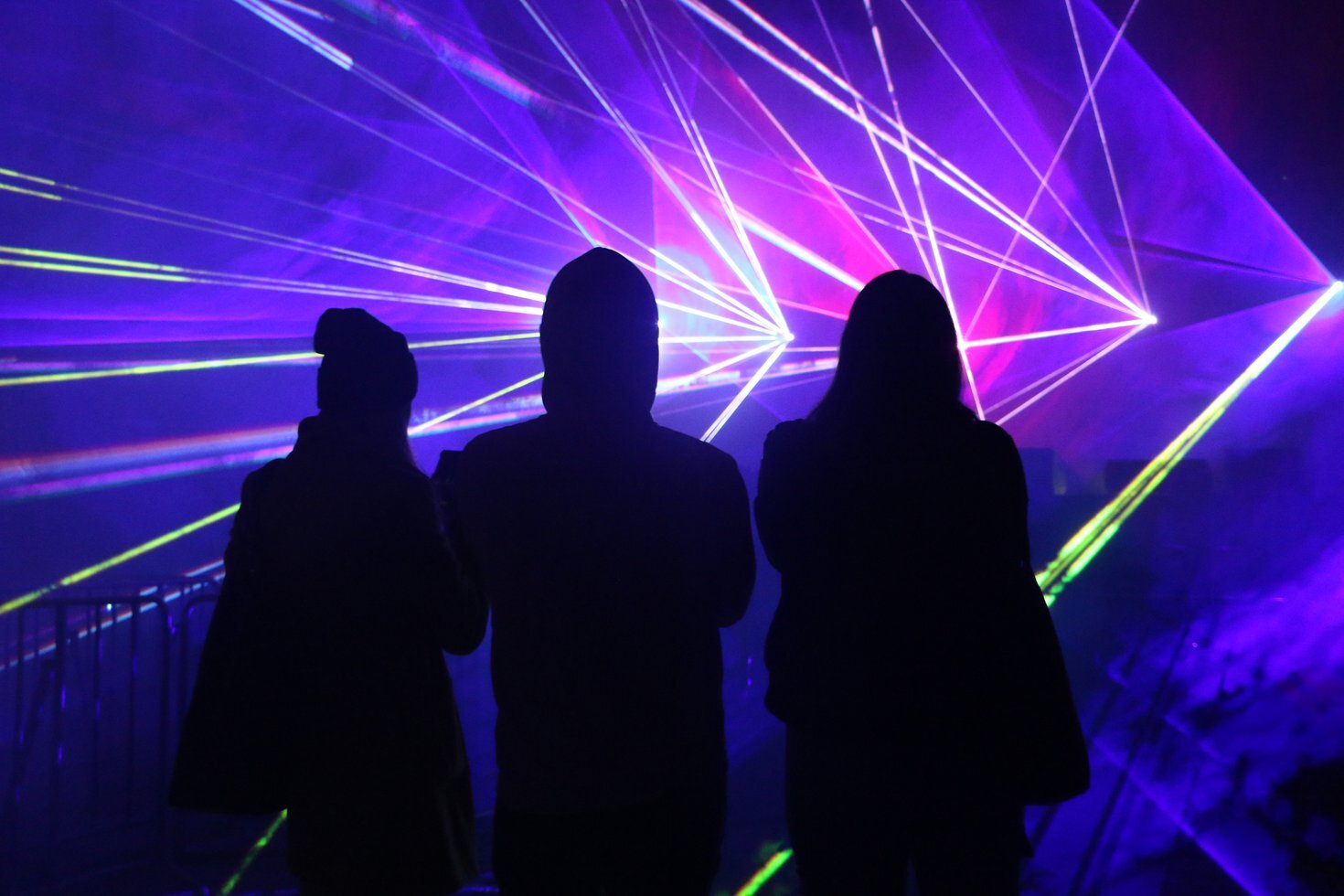 Laser fot Mateusz Zaleski