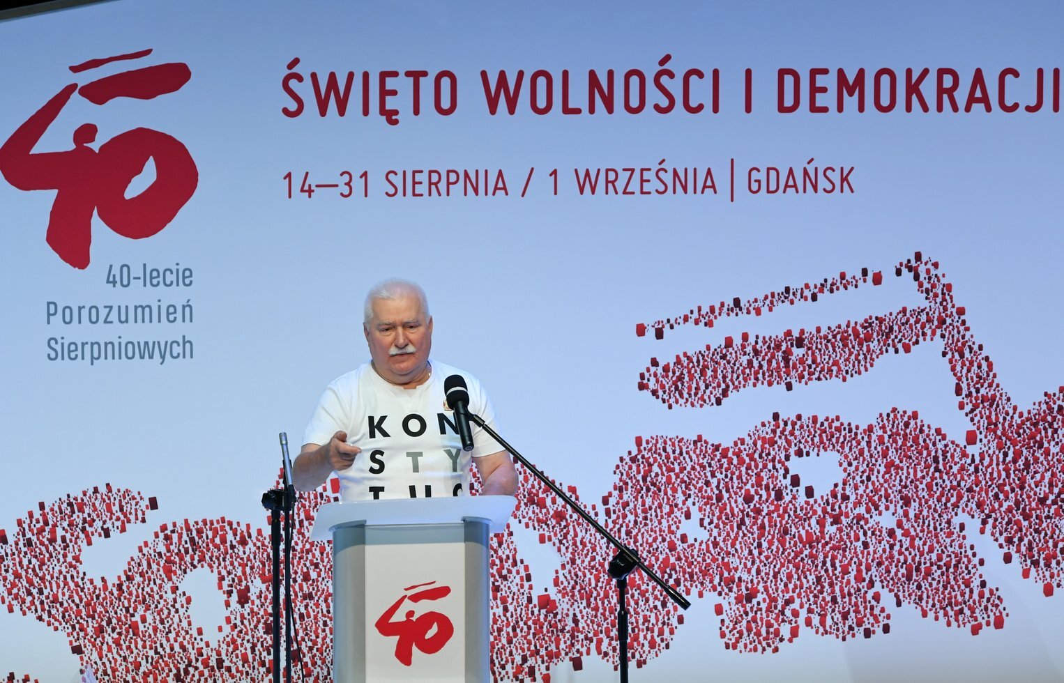 Lech Walesa wystapienie