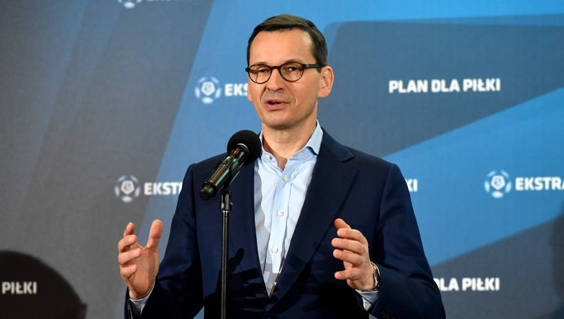 Morawiecki o polskiej pilce