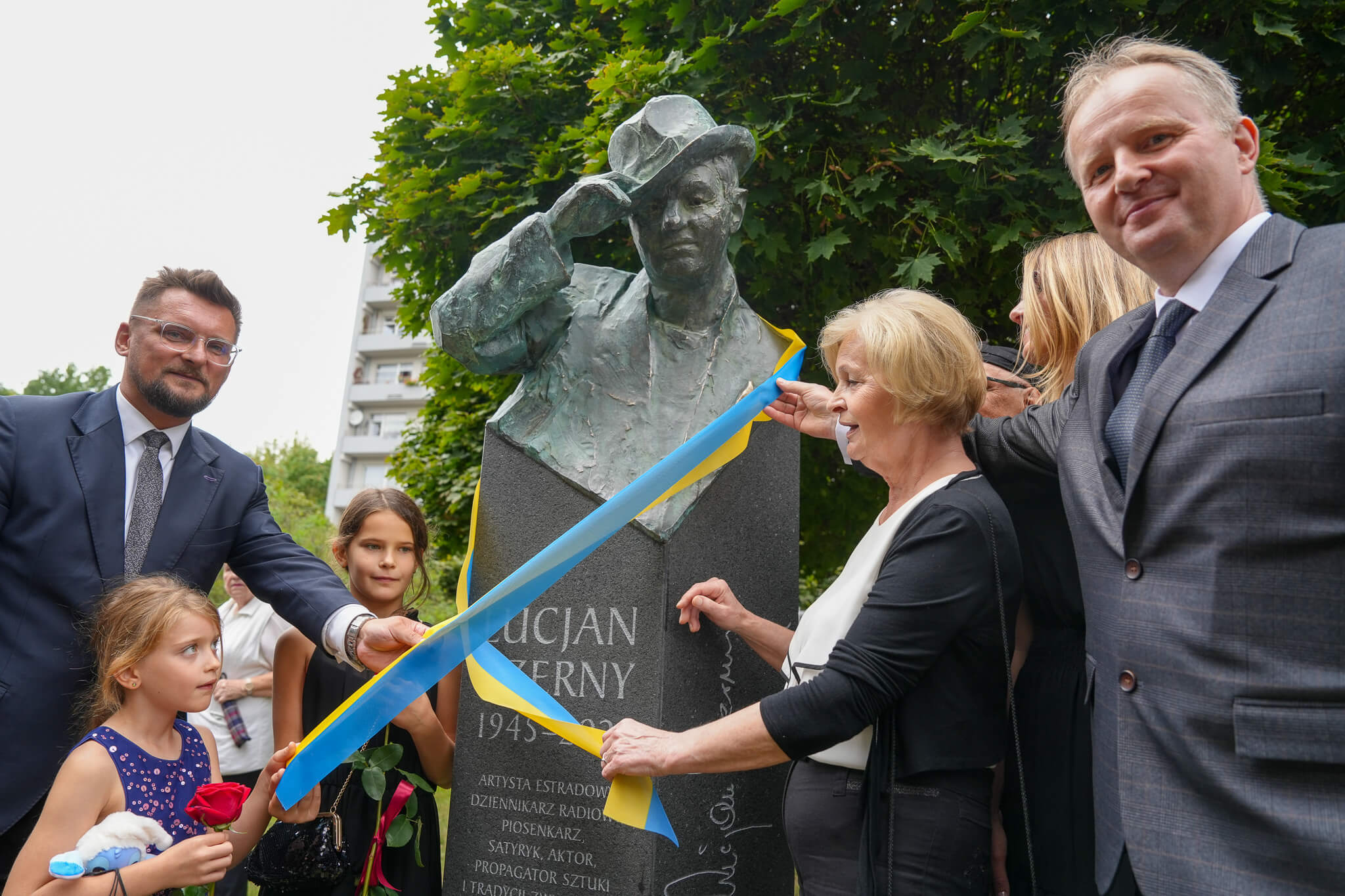 Odsłonięcie popiersia Lucjana Czernego Fot K Kalkowski