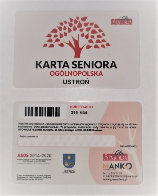 Ogolnopolska Karta Seniora Ustron zdjecie
