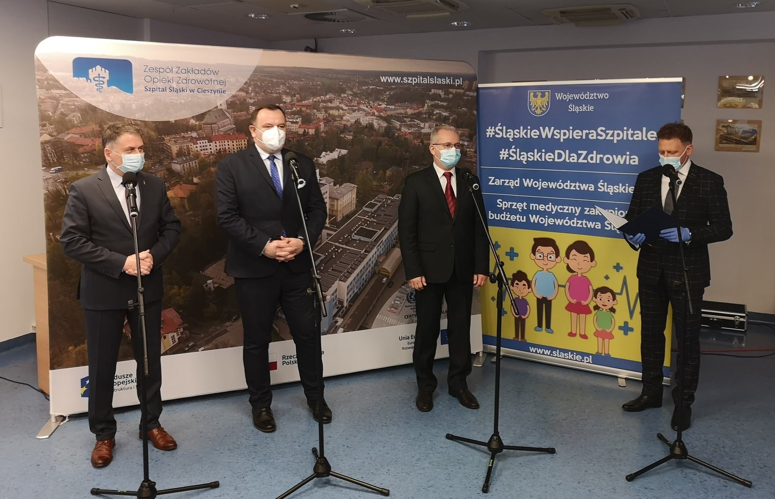 Otwarcie oddzialow zakaznych w cieszynie