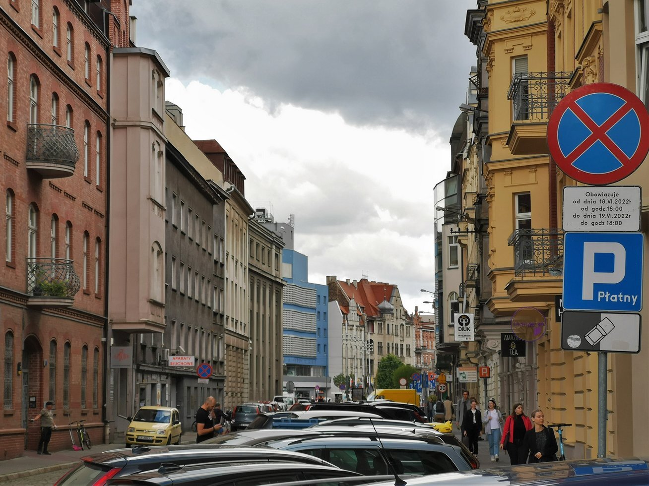 Oznakowanie w centrum miasta fot M Mendala