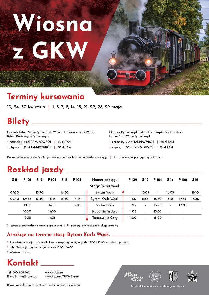 Parowoz rozklad