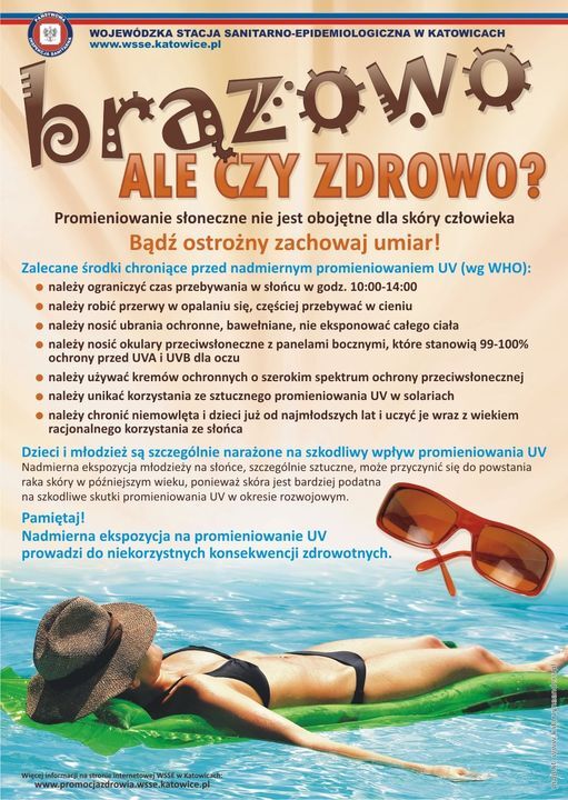 Plakat Brazowo ale czy zdrowo