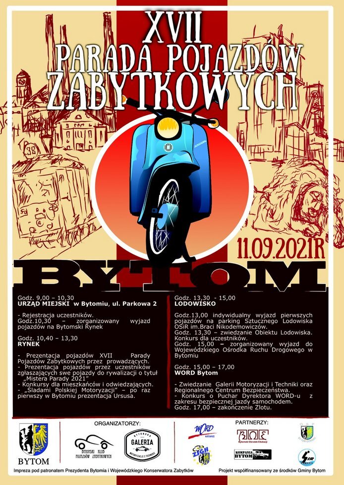 Plakat Zlot Poj Zabytkowych