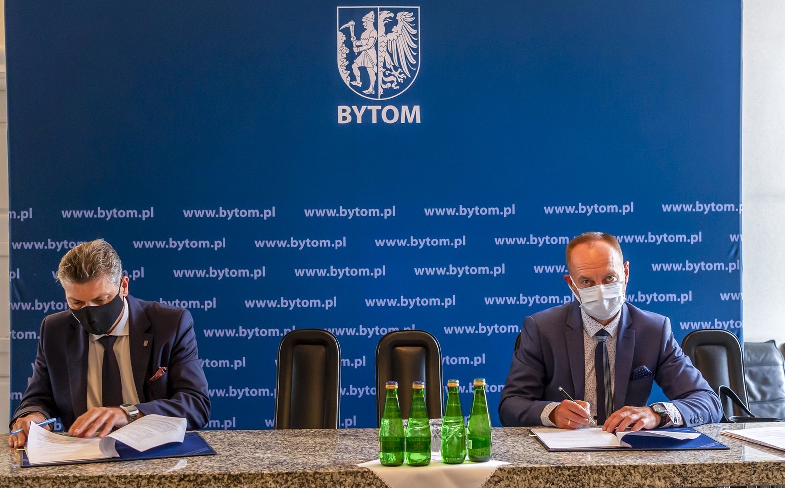 Podpisanie umowy na budowe nowego przedszkola w Bytomiu