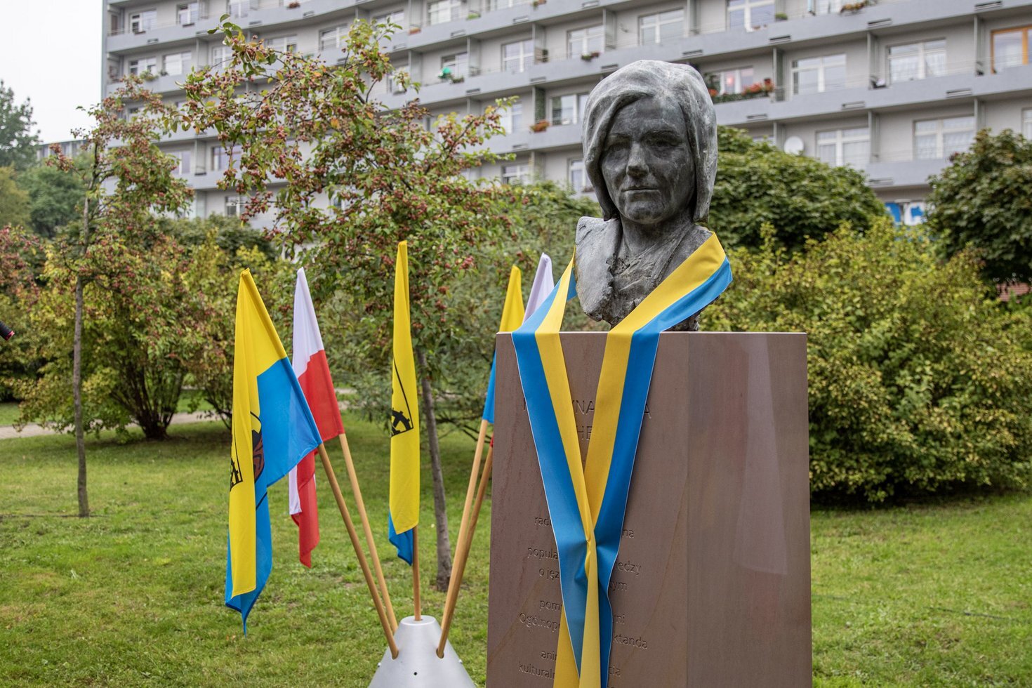Popiersie Krystyny Bochenek w Galerii Artystycznej miasta Katowice fot K Kalkowski