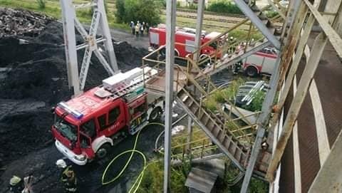 Pozar KWK Z Iemowit w Ledzinach