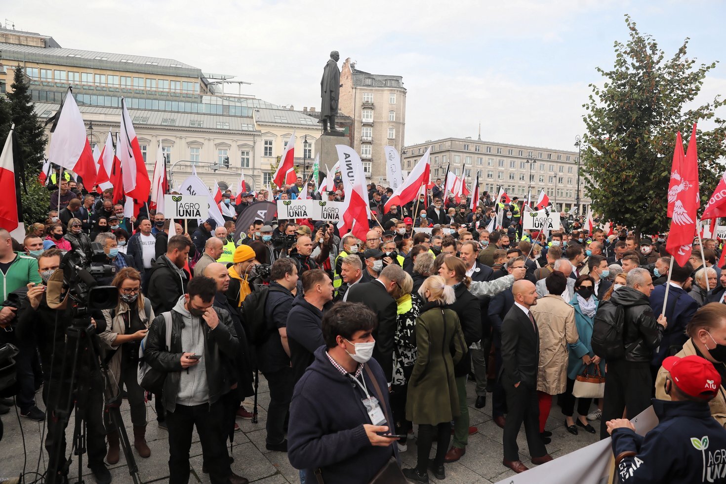 Protest rolnikow w Warszawie 5