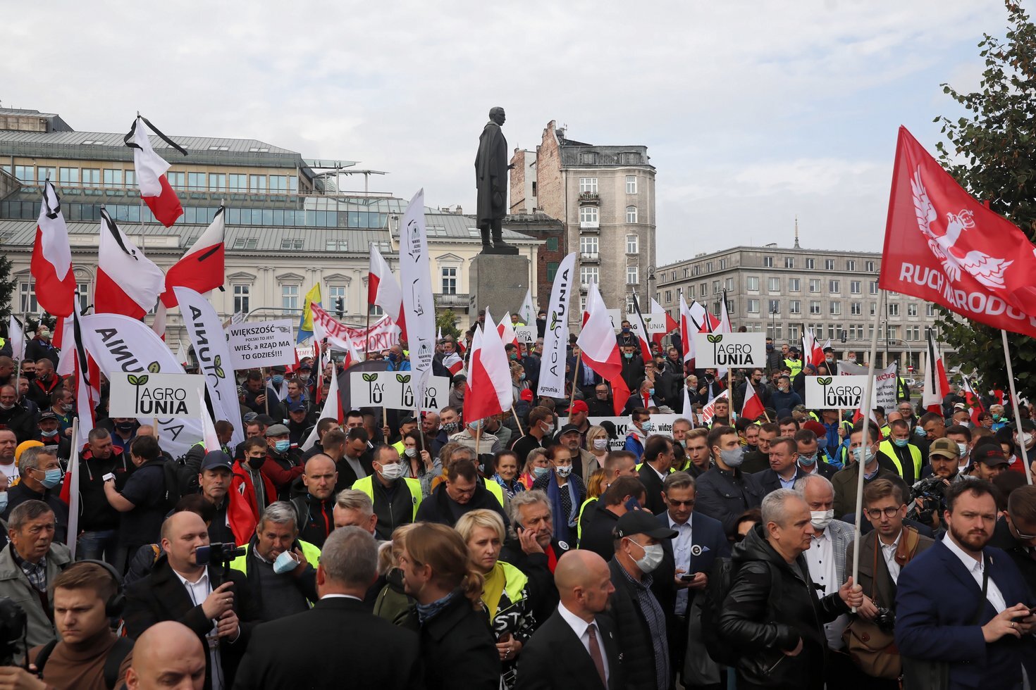 Protest rolnikow w Warszawie 6