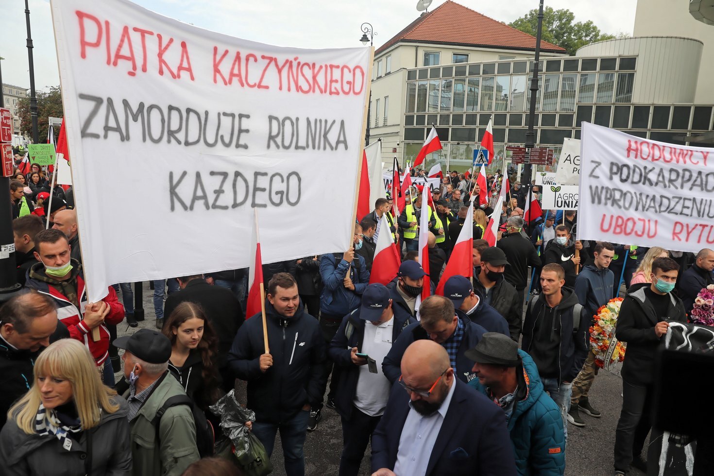 Protest rolnikow w Warszawie 8