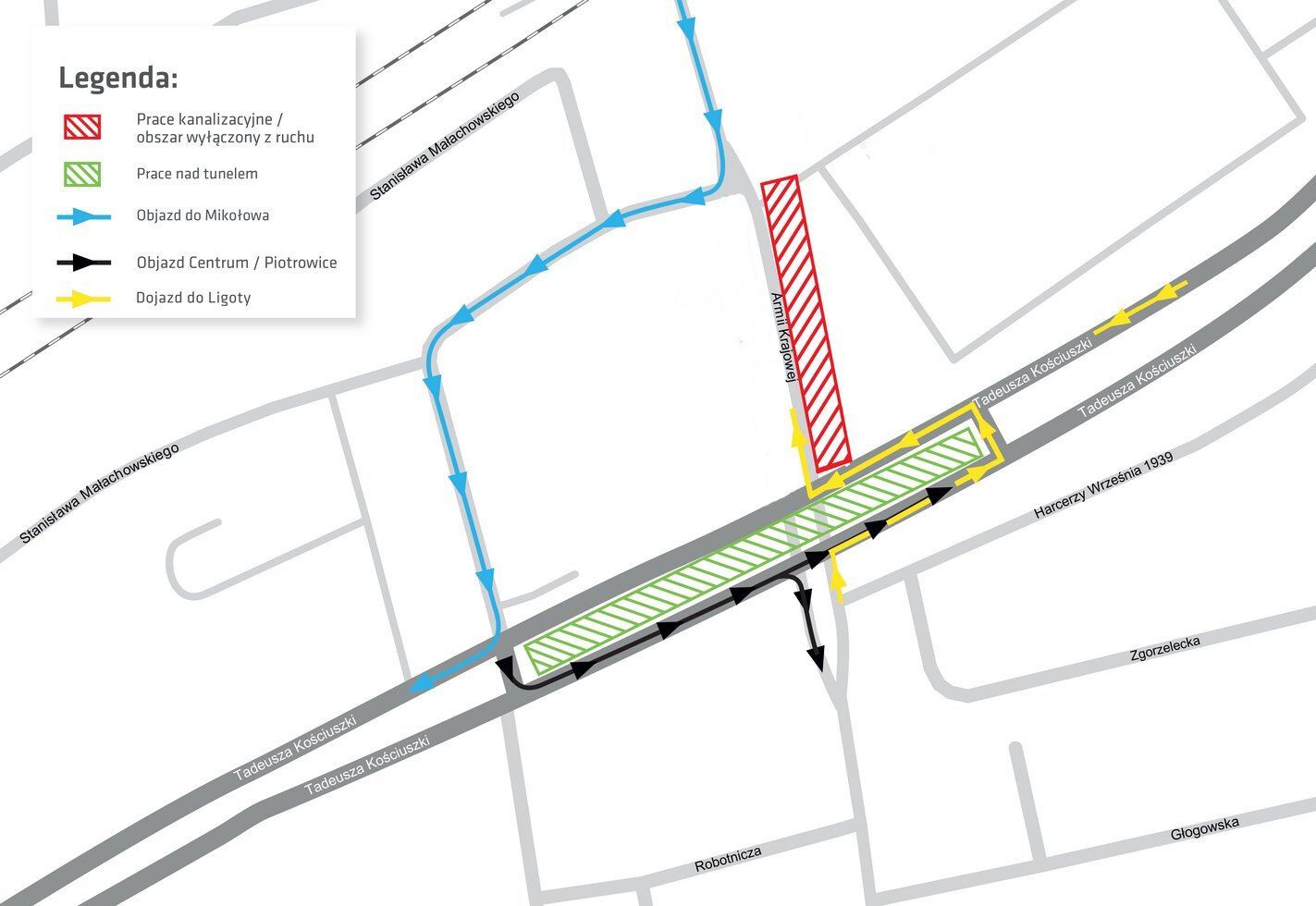Remont K81 w Katowicach