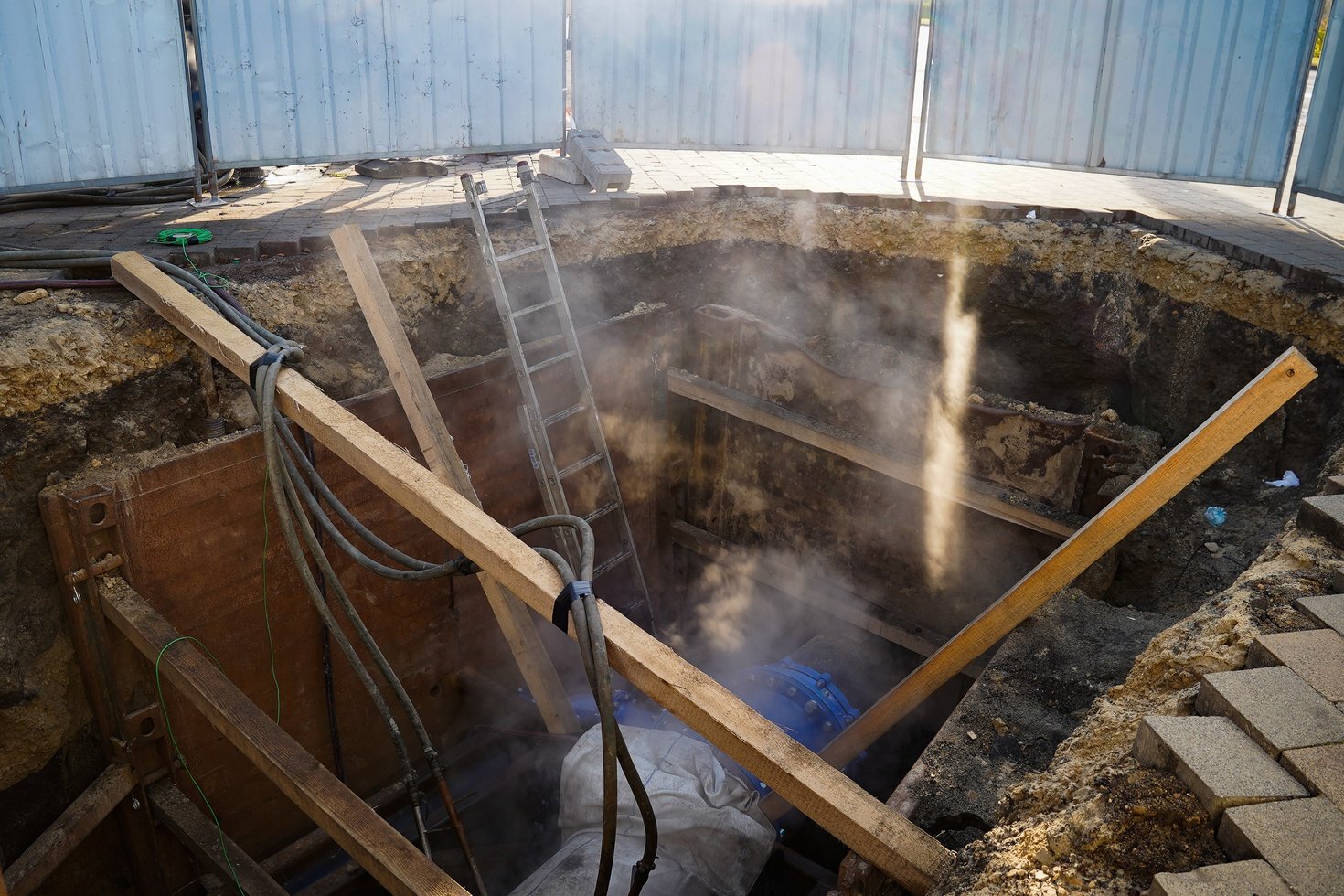 Renowacja sieci w centrum Katowic 02 fot KAW