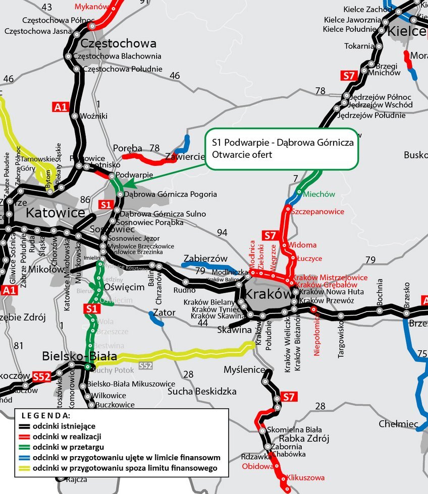 S1 Podwarpie Dabrowa Gornicza 01