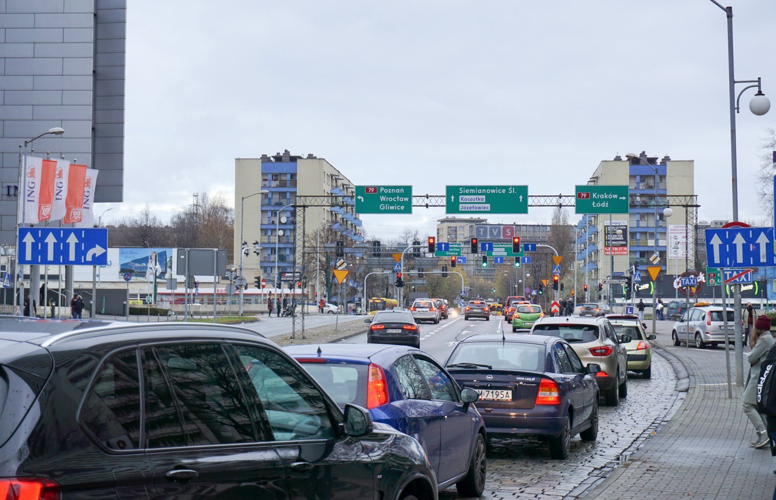 Skrzyzowanie ul Sokolskiej z Chorzowska fot Slawomir Rybok