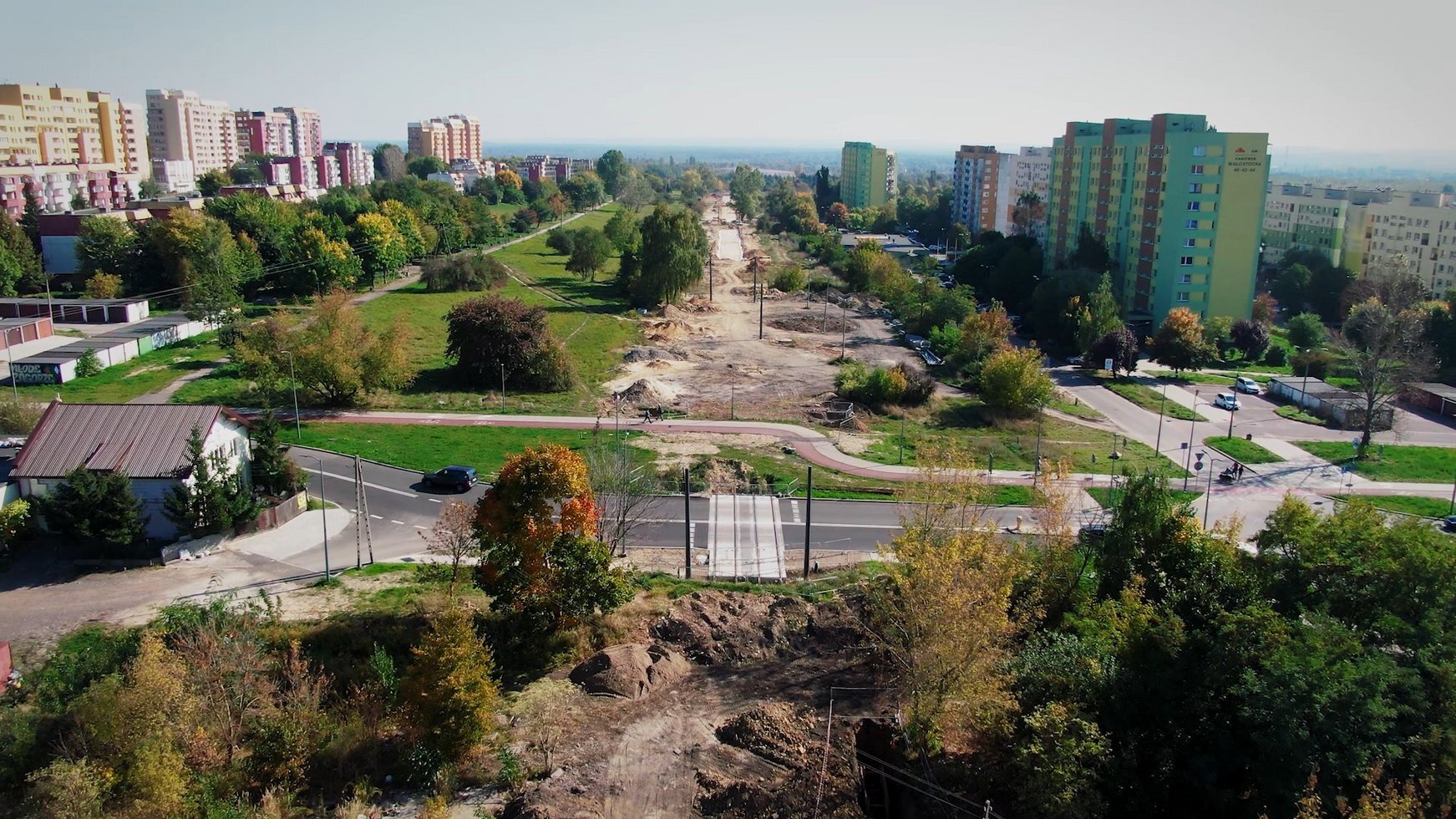 Sosnowiec Zagorze pazdziernik 2021 Eurovia 01