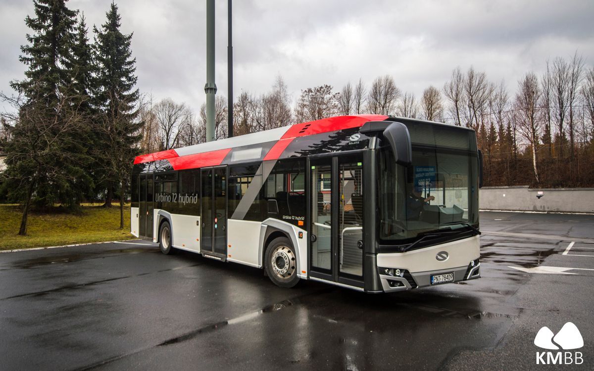 Testowy Solaris Urbino 12 IV Hybrid widok z przodu fot WK UM w BB