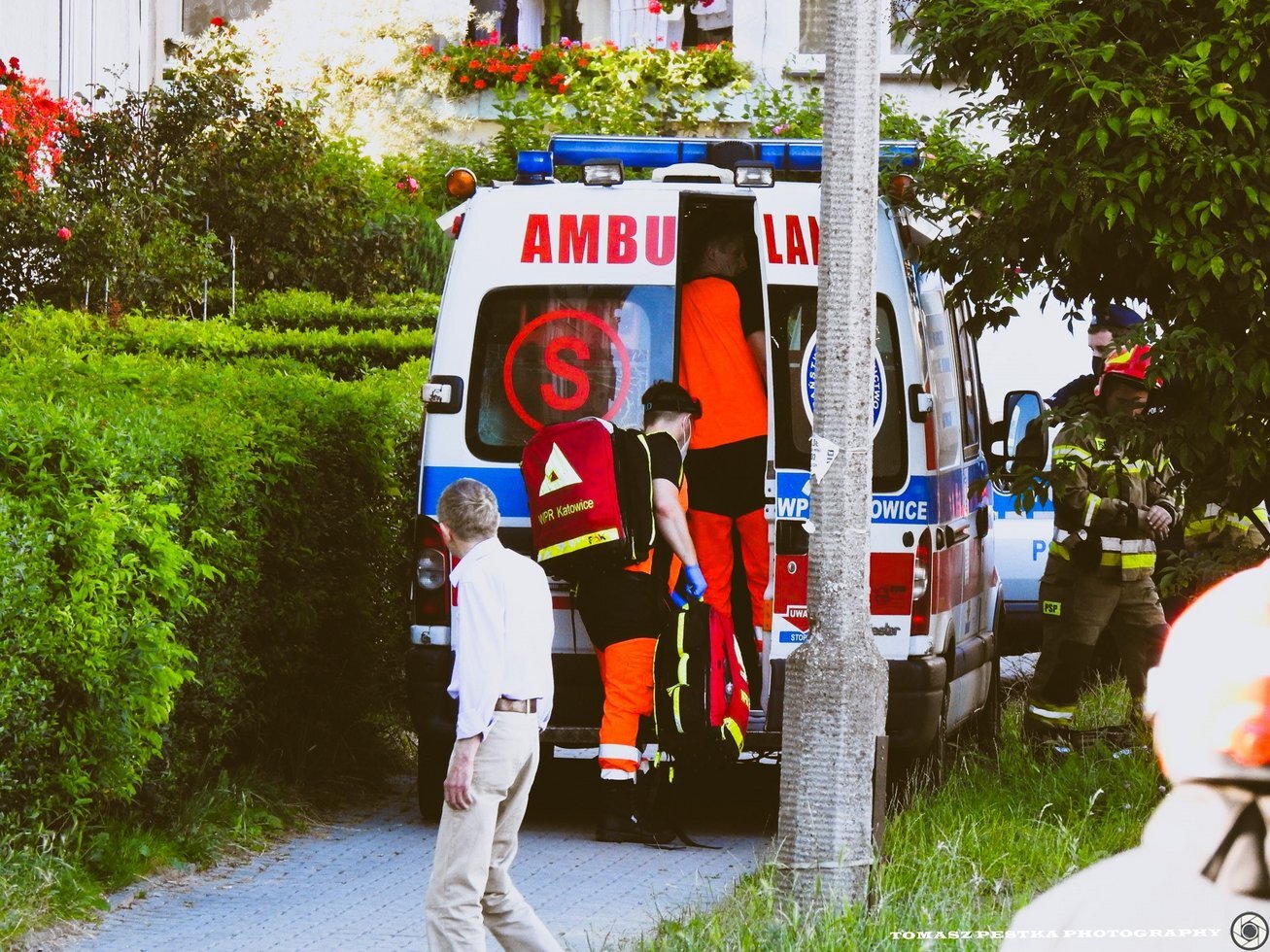 Tychy Dziecko z ranami szyi 22