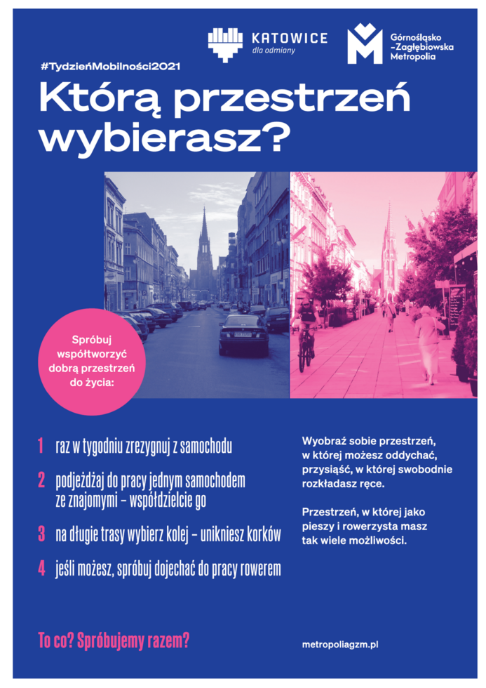 Tydzien Mobilnosci GZM i Miasto Katowice