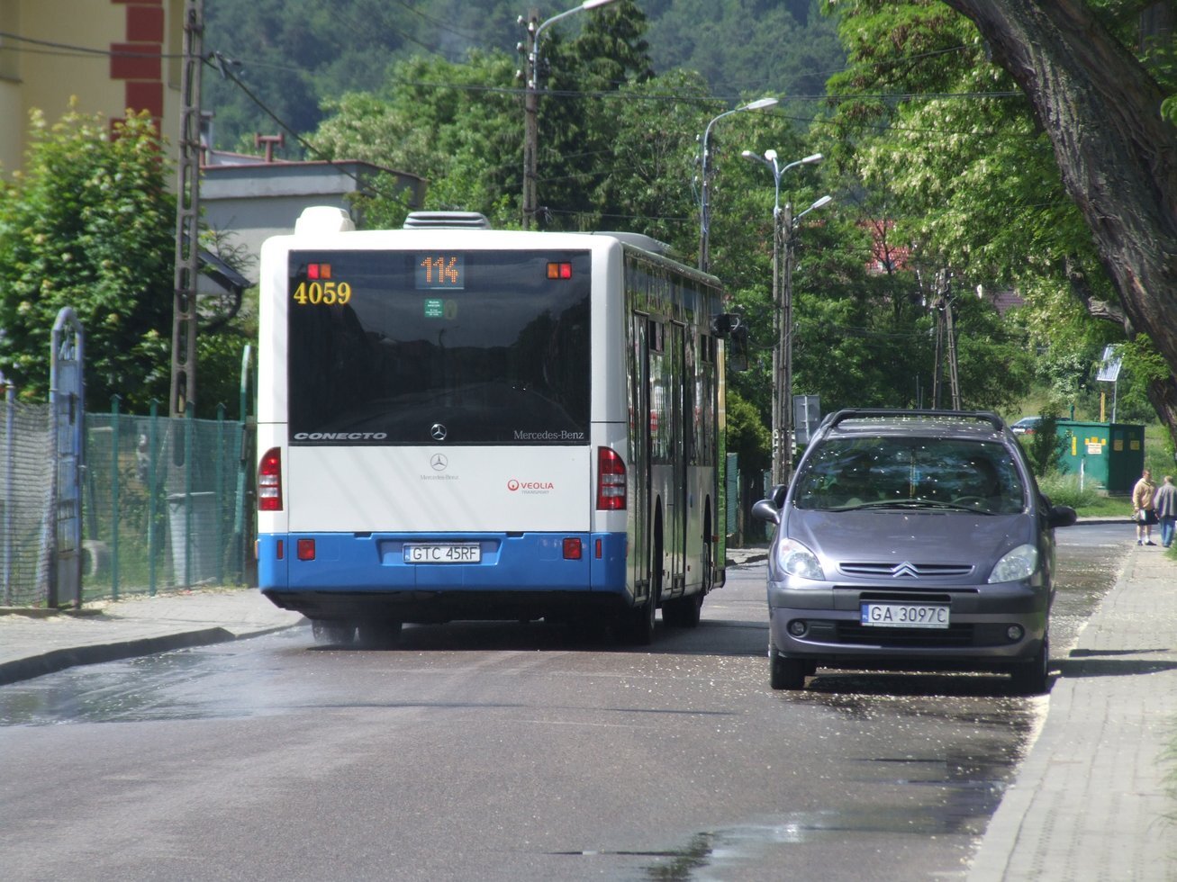 Ulica Demptowska Gdynia autobus linii 114 001