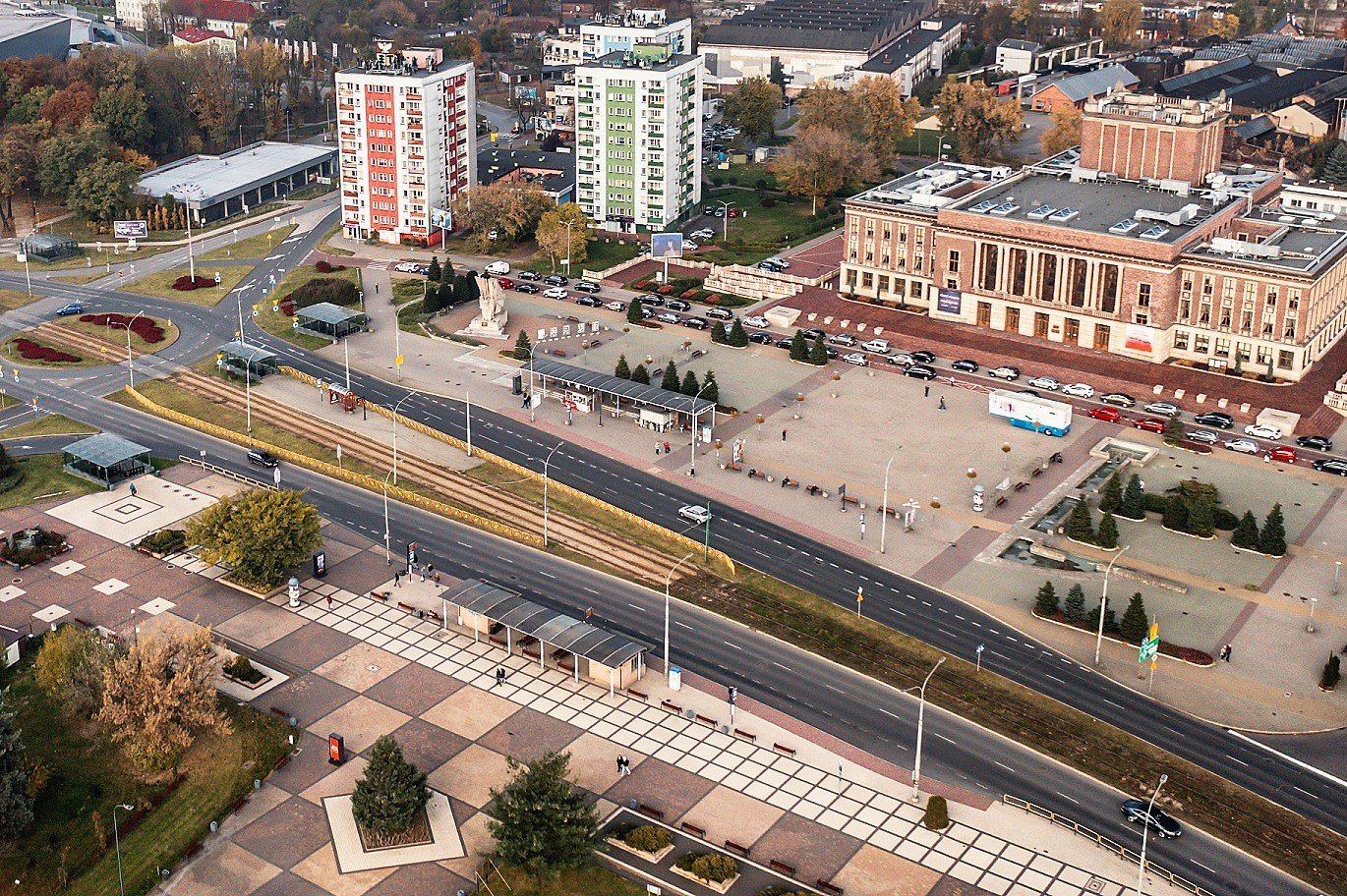 Umowa DG centrum TS ZUE 06 Krolowej Jadwigi x Kosciuszki Fot UM Dabrowa