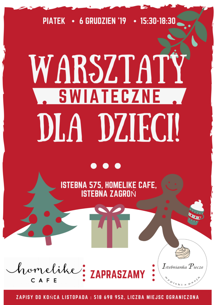 Warsztaty Swiateczne dla dzieci