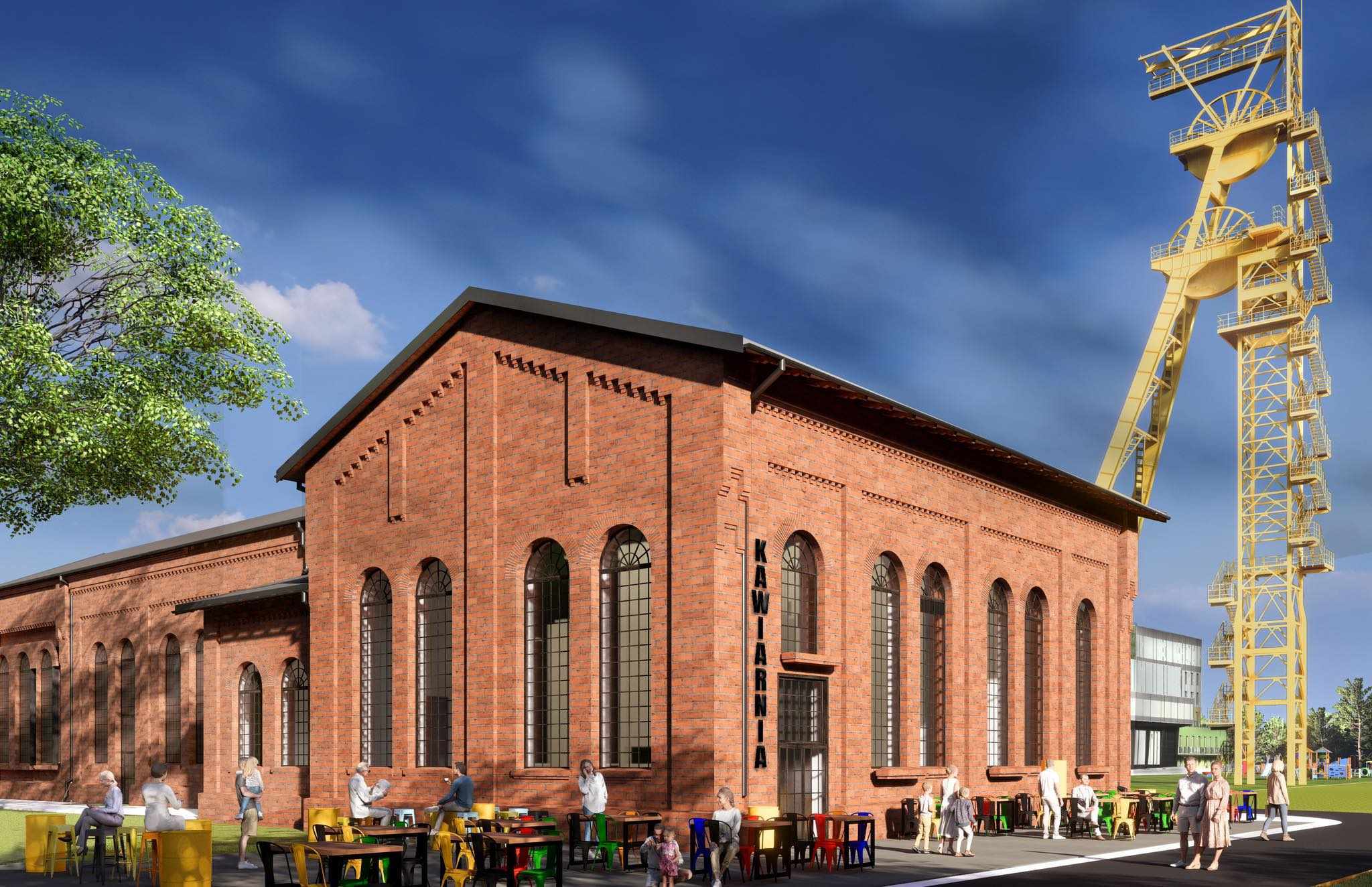 Wizualizacja KWK Kazimierz Juliusz