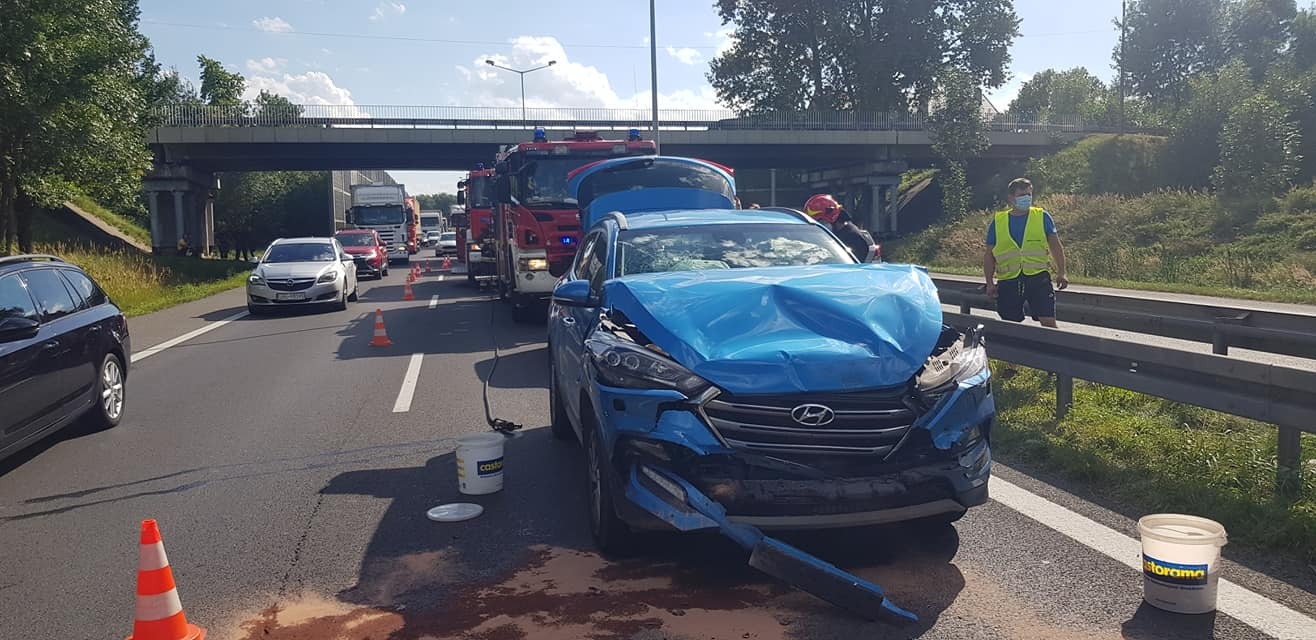 Wypadek Czestochowa 550 km