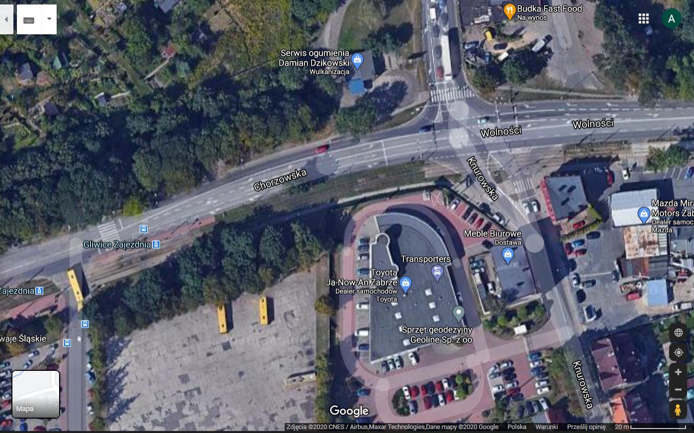 Zabrze Wolnosci Knurowska Google Maps