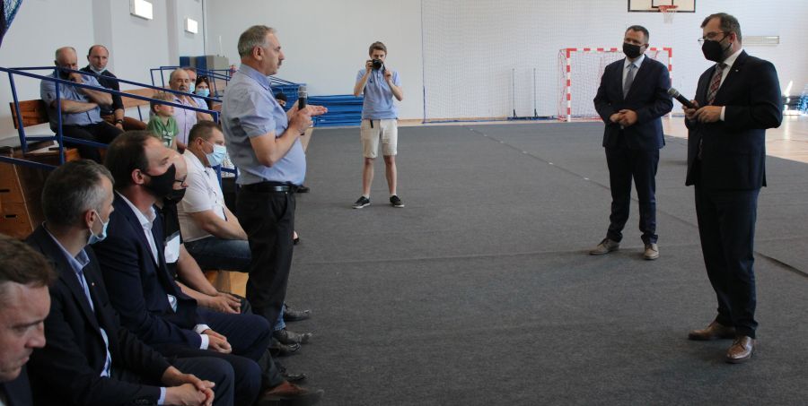 Zarnowiec spotkanie minister Grzegorz Puda sil