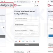 falszywa strona e TOLL