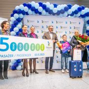 2023 11 03 pięciomilionowy pasazer katowice airport