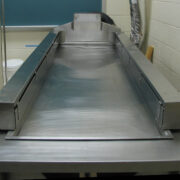 Cadaver dissection table long shot